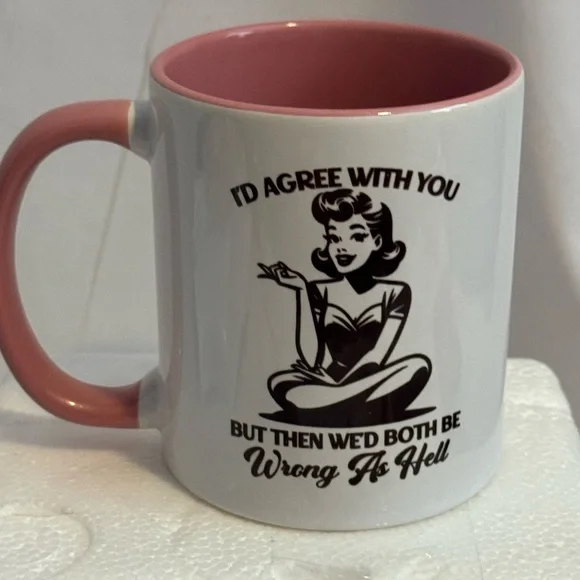 Vintage style humorous mug - Picture 2 of 3